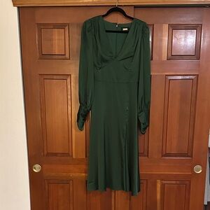 Alexia Admor Forest Green Long Sleeve Dress